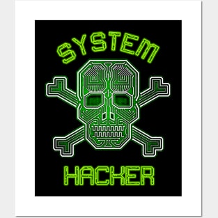System Hacker Posters and Art